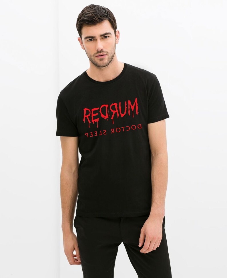 Doctor Sleep Redrum Shirt  Based on the novel by Stephen King Black