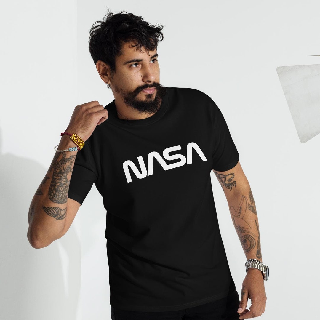 Buy NASA T-shirt Space X T-shirt Mars Exploration Spacex Unisex T Shirt  Space Shuttle Astronomy Vintage USA Shirt Rockets Man's Top Space Agency