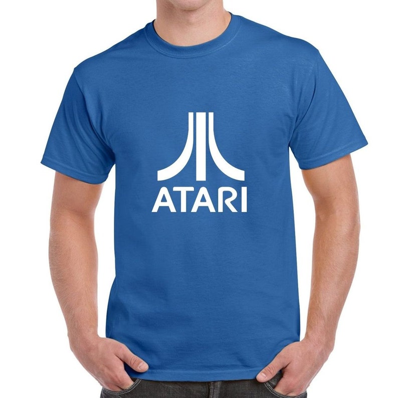 Atari Tshirt Vintage Geek Retro Gamer T Shirt Old School Etsy