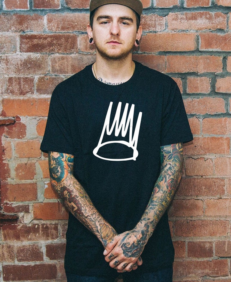 J Cole T Shirt Born Sinner DreamVille Nation T-Shirt Vintage Black