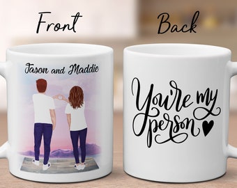 You're My Person Personalized Valentine's Day Mug, Gift For Him, Gift For Her, Best Friend Mug, Christmas Gift, Birthday Gift