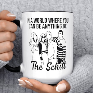 Taza de David Alexis Rose Creek, taza de café divertida, regalo de cumpleaños de Schitts, para él, para ella, espectáculo de regalos de Navidad, Stevie Moira Johnny In A World