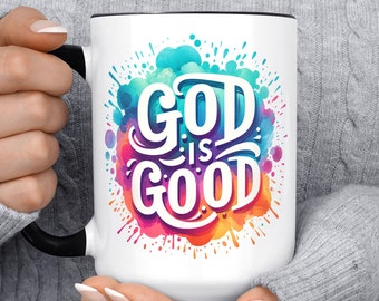 God Is Good Mug, Church Boss Mug, Jesus Coffee Mug, Gift For Christmas, Birthday, Gift For Friend, For Her, Mother's Day Christian