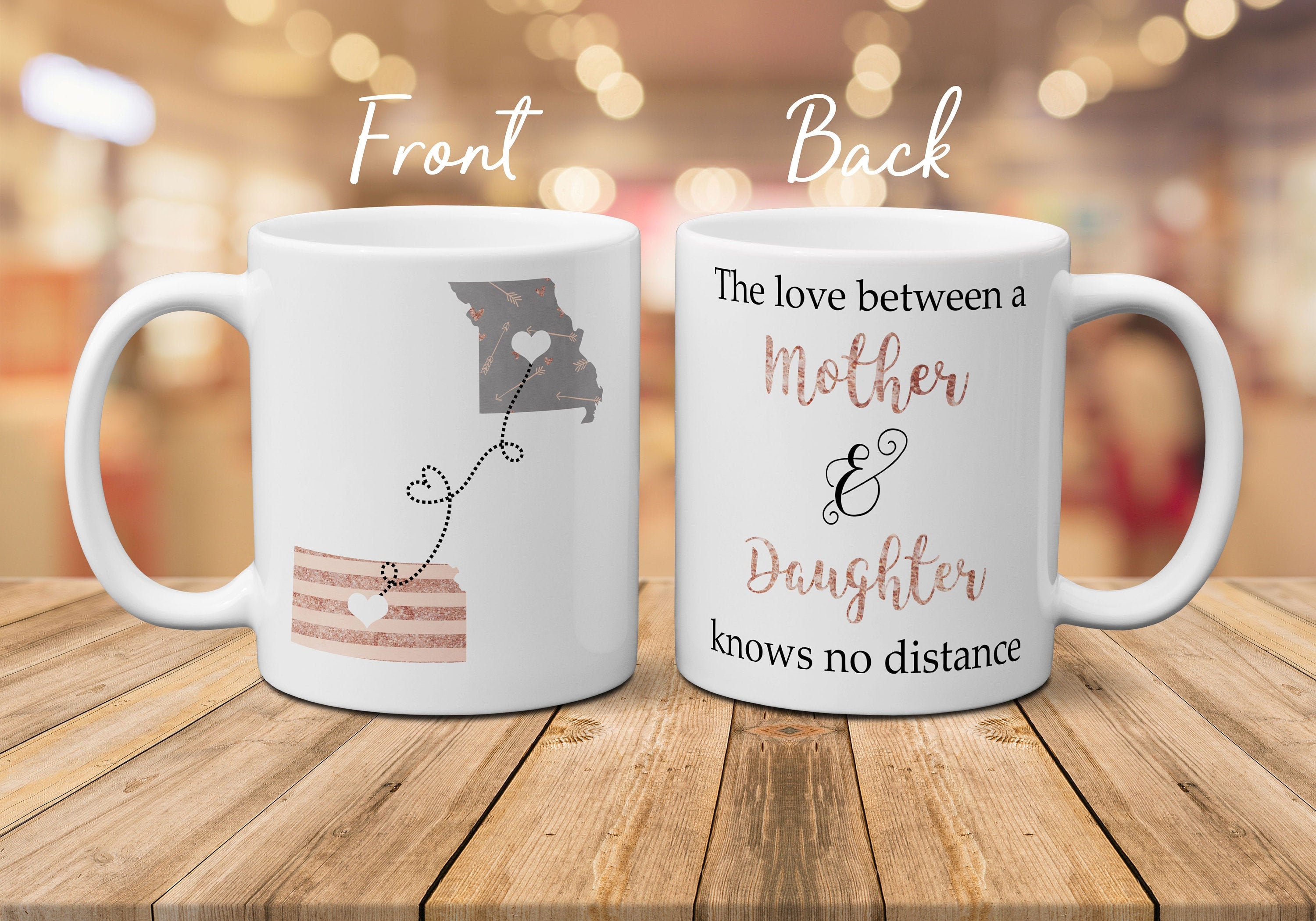 Custom Coffee Mug the Love Between A Mother and Son Knows No