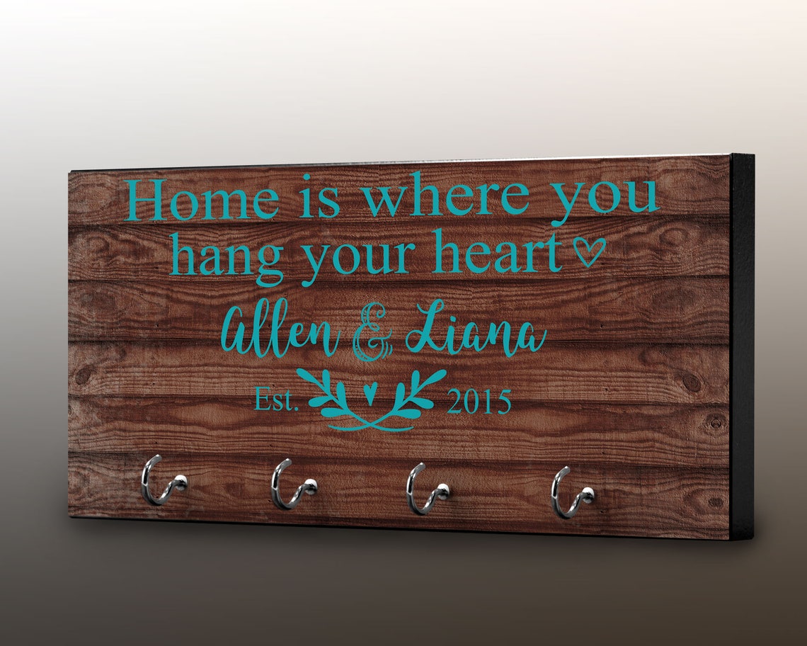 Personalized Key Holder Family Key Holder Home Key Rack | Etsy