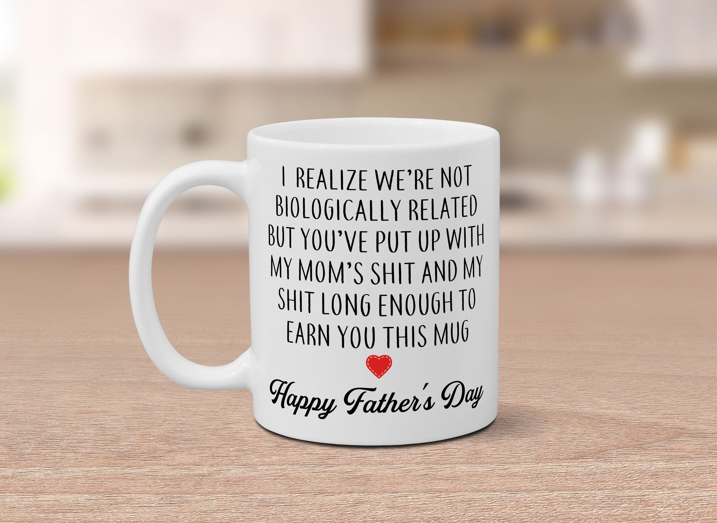 THE BESTEST STEP-DAD IN THE WURLD PERSONALISED MUG COASTER R21 11&15oz GIFT 