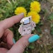 Pastel Flower Gamer Pin 'Rose Handheld' 