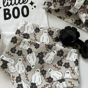 Halloween Baby Bummie Set, Bummie und Schleife, Herbst Baby, Geist Bummie Set, Baby Bloomers, Baby Bummie, Babykleidung