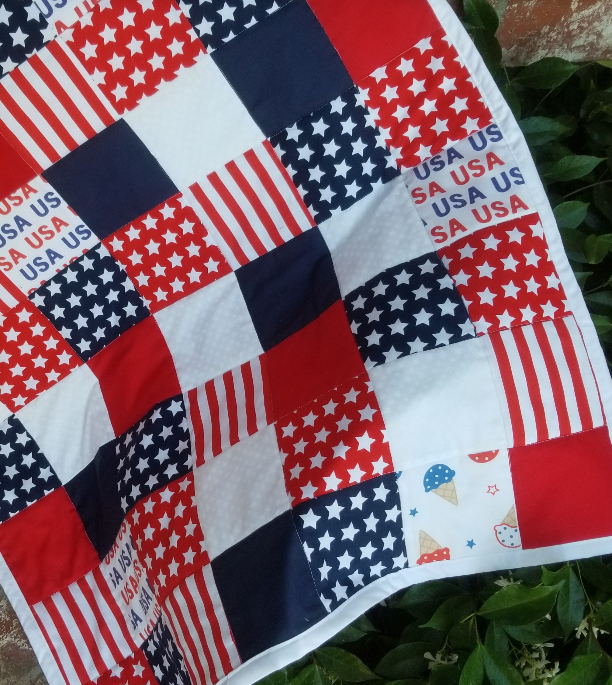 4th of July Baby Girl Outfit 4th of July Baby Bloomers First Etsy