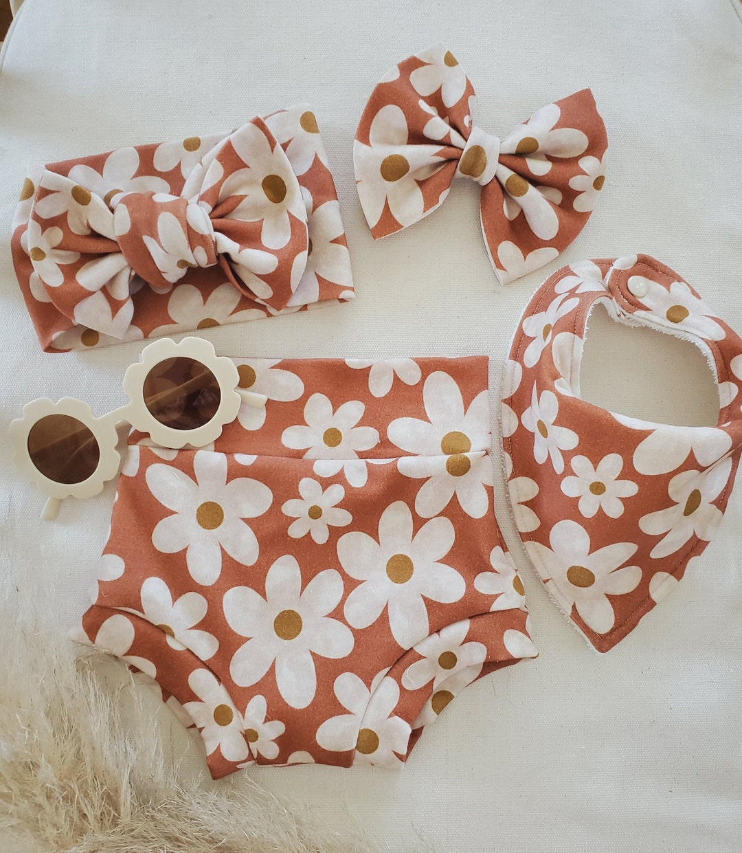 Vintage Floral Bummie Set by TwoCan main image 0