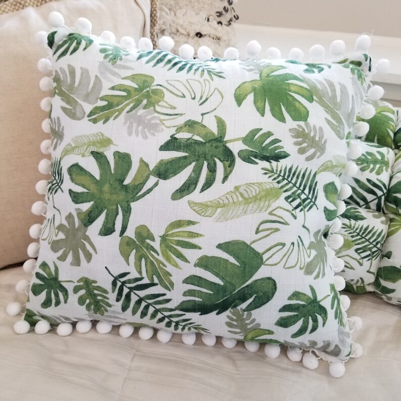 Modern Nursery Bedding Tropical Leaf Quilt Banana Leaf Etsy