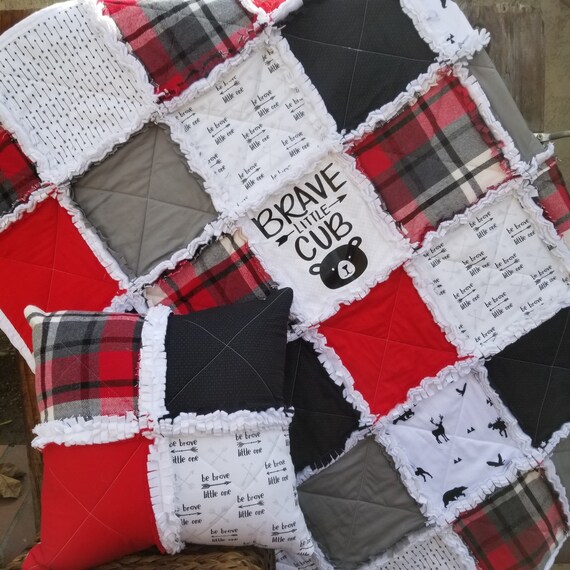 flannel baby bedding