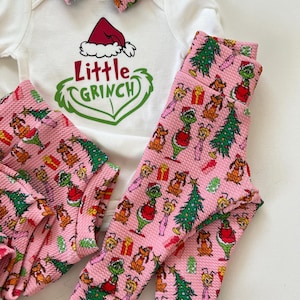 Grinch leggings toddler sale