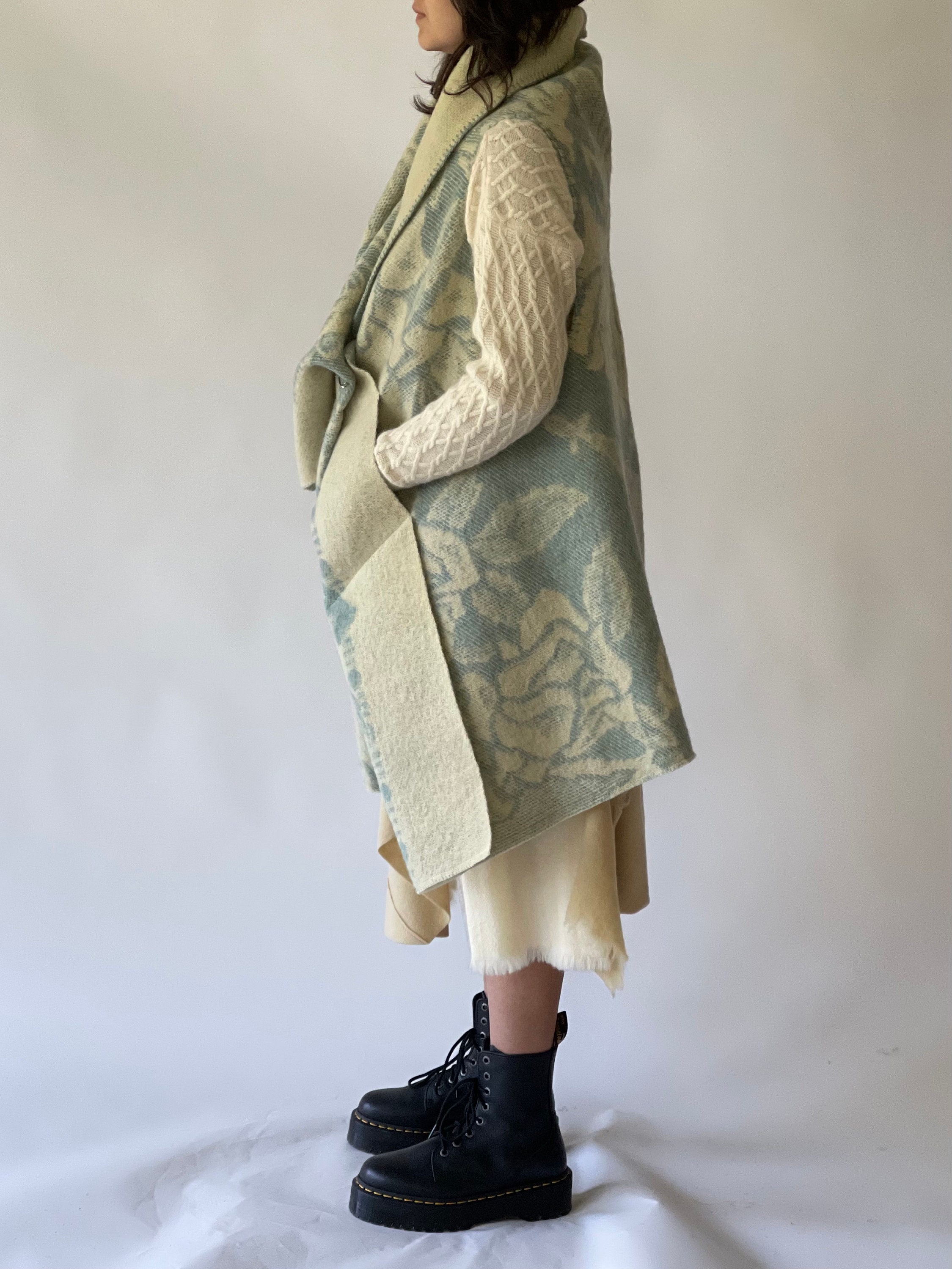 Vintage Wool Blanket Vest Etsy