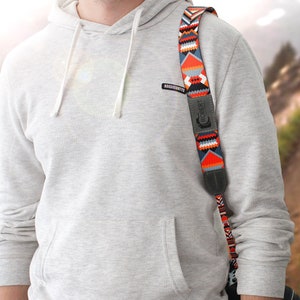 Camera Strap Tribal, Canon Sony Nikon Camera Strap, Personalized Gifts for Him, DSLR SLR Camera Strap, Camera Accessories