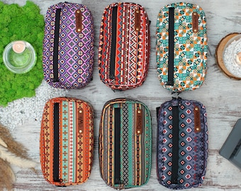 Personalized Fanny Pack, Southwest Small Crossbody Bag, Engraved Hip Bag for Women, Custom Belt Bag Aztec Boho Print, Adjustable Bum Bag