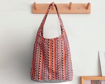 Custom Waterproof Tote Bag, Oxford Fabric Shopper, Women Gifts, Leather Bottom Tote, Large Compartment Bag, Reusable Grocery Bag, Mom Gift