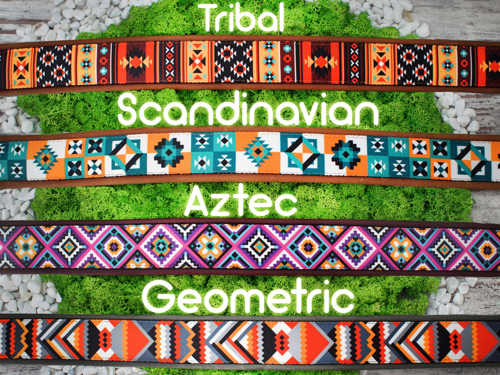 Personalized Guitar Strap 4 Different Pattern Available Etsy