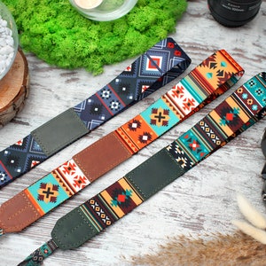 Personalized Camera Strap, Pattern Camera Straps for Canon, Nikon, Sony, Custom Camera Strap, Travel Gift, Camera Accessories, Gifts for Her image 9