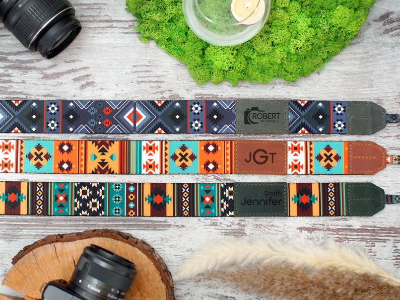 Personalized Camera Strap, Pattern Camera Straps for Canon, Nikon, Sony, Custom Camera Strap, Travel Gift, Camera Accessories, Gifts for Her image 10