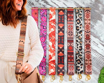 Custom Bag Straps for Women, Durable Purse Strap, Animal Print Crossbody Strap, Replacement Shoulder Bag Straps, Personalized Gifts for Her