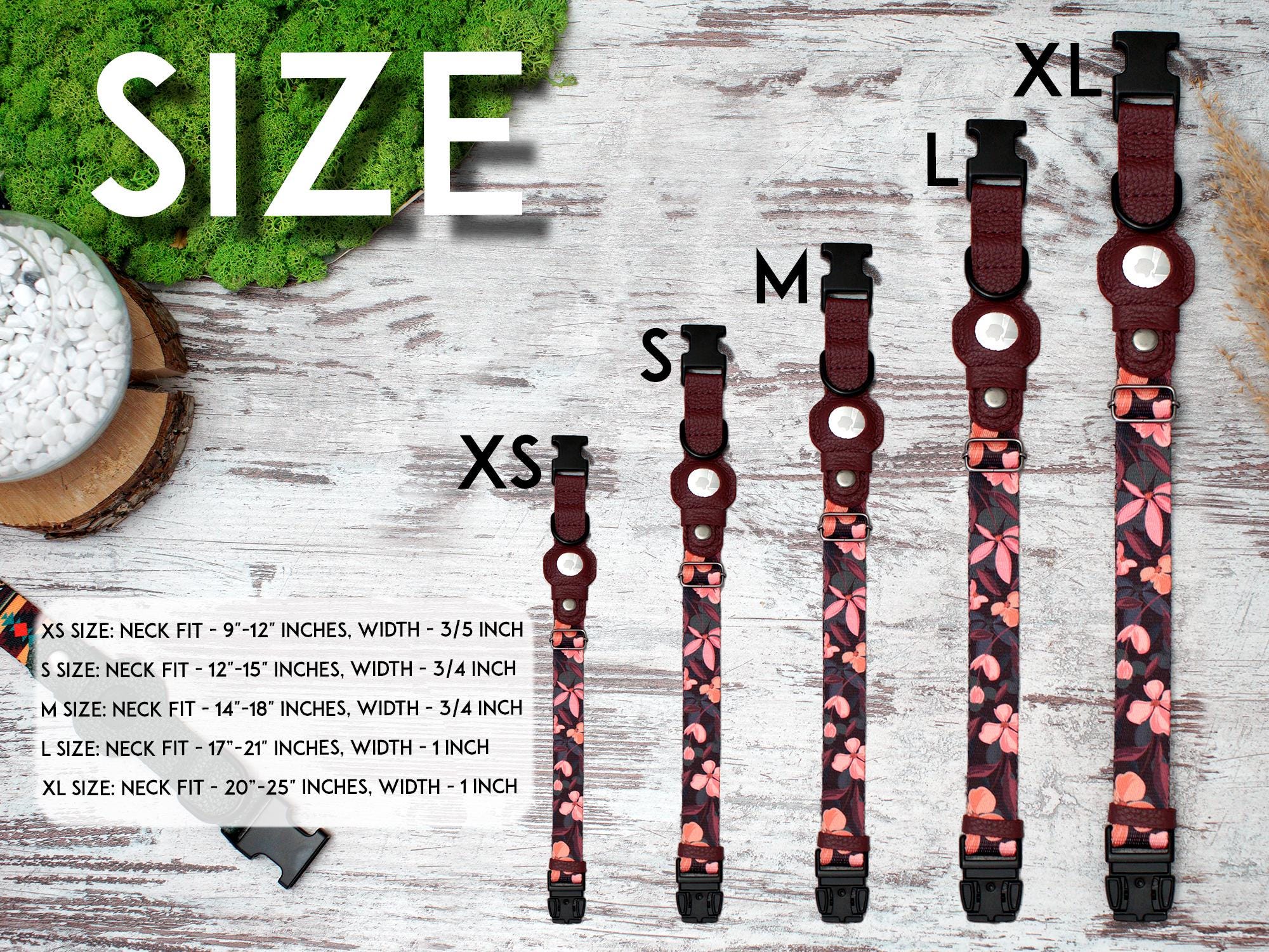 Personalisiertes Airtag Hundehalsband, Weiches Hundehalsband mit Airtag-Halter, Leder Air Tag Haustierhalsband GPS Tracking Hundehalsband, Geschenk für Hundeliebhaber