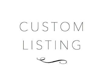 Custom listing for faster shipping