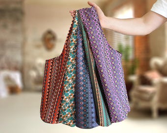 Waterproof Tote Bag, Oxford Fabric Bags, Leather Base Shopper with Big Pocket, Birthday Gifts, Foldable Shopping Bag, Casual Tote for Women