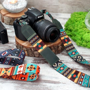 Personalized Camera Strap, Pattern Camera Straps for Canon, Nikon, Sony, Custom Camera Strap, Travel Gift, Camera Accessories, Gifts for Her image 5