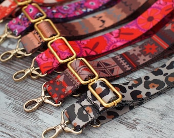 Custom Crossbody Bag Strap - 8 Unique Styles, Replacement Bag Straps for Women, Sling Bag Nylon Strap, Wide Bag Straps, Womens Gift