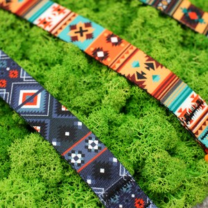 Personalized Martingale Collar with Chain, Custom Pet Collar, Pattern Martingale Dog Collar, Martingale Collar for Dogs, Dog Collar Aztec image 10
