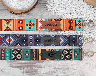 Personalized Crossbody Strap, Pattern Shoulder Bag Strap, Print Design Replacement Strap for Bag Purse, Boho Bag Strap Southwest Aztec