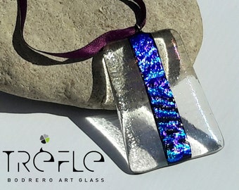 dichroic glass pendant