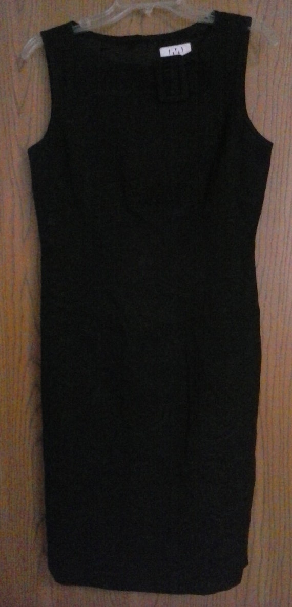 Designer David Meister dress/ Black dress/ Fancy d