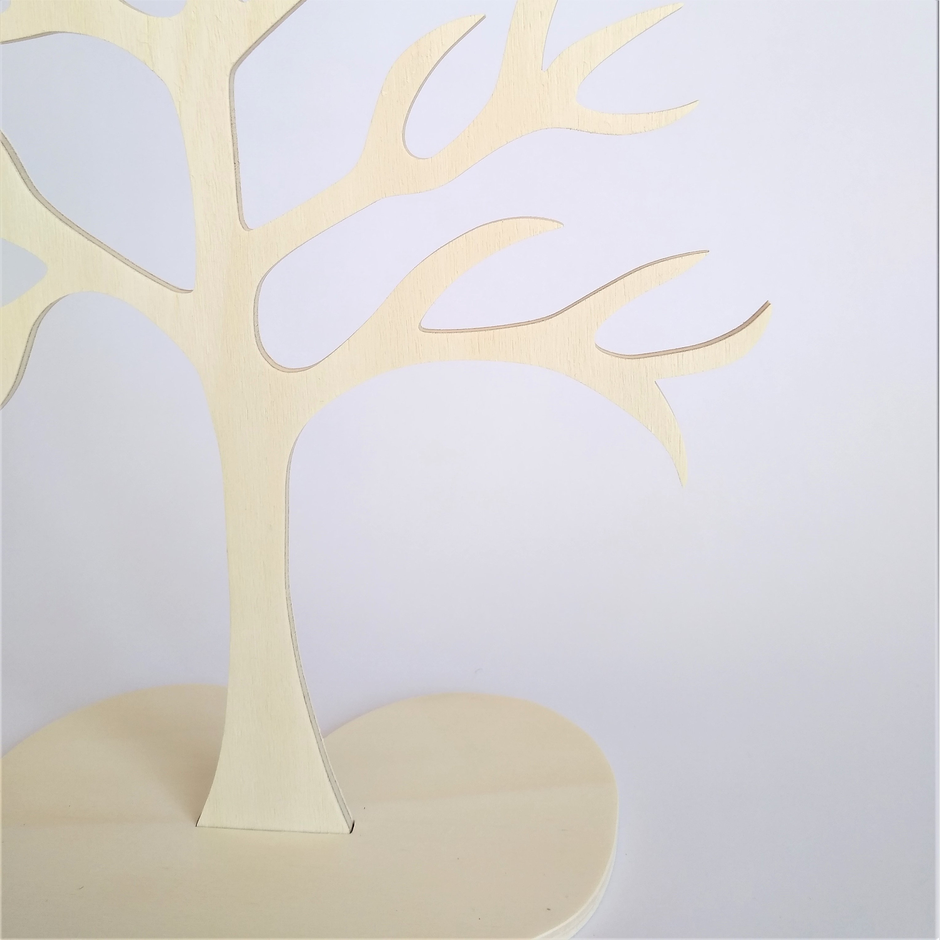 Arbre Présentoir à Bijoux En Bois Modèle "Branches épaisses" , Support
