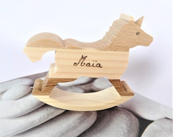 ROND OF NATURAL wood, multi-wood, robinier, spruce, douglas "LICORNE" table decoration for an event (marriage, baptism