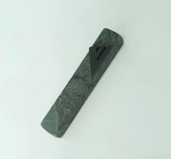 Green mezuzah case