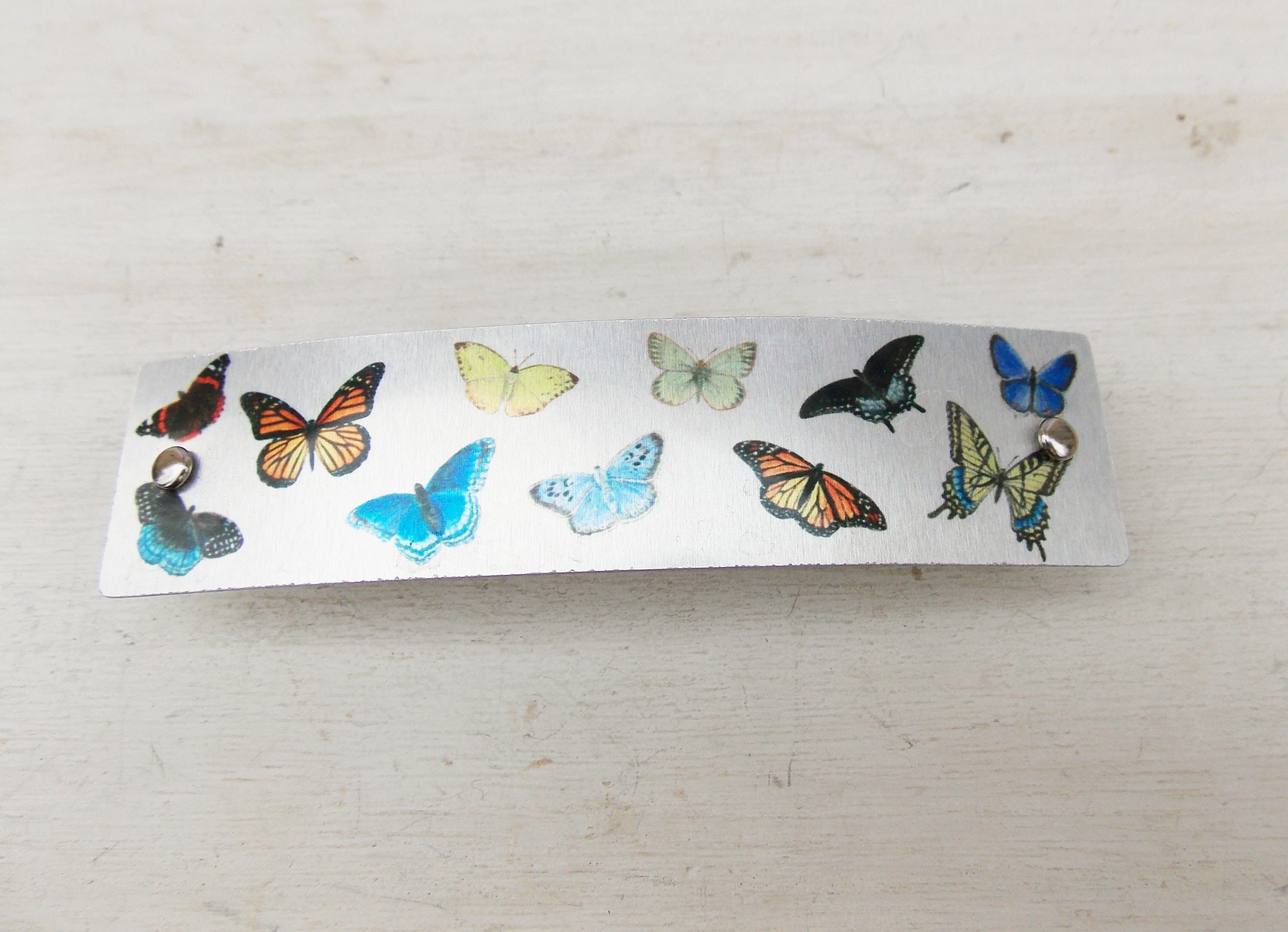 Butterfly barrette butterflies barrette French barrette Etsy