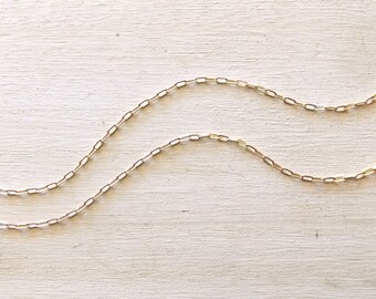 Gold chain necklace, 14kt gold filled necklace, dainty chain necklace, thin gold chain necklace, gold choker necklace, dainty gold choker