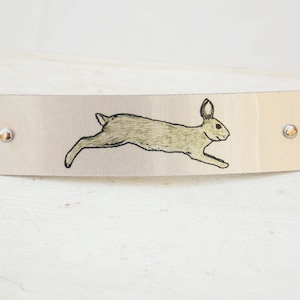 Rabbit barrette, bunny, hare, French barrette, rabbit hair clip, thick hair, thin hair, silver rabbit, bunny rabbit, rabbit jewelry, gift