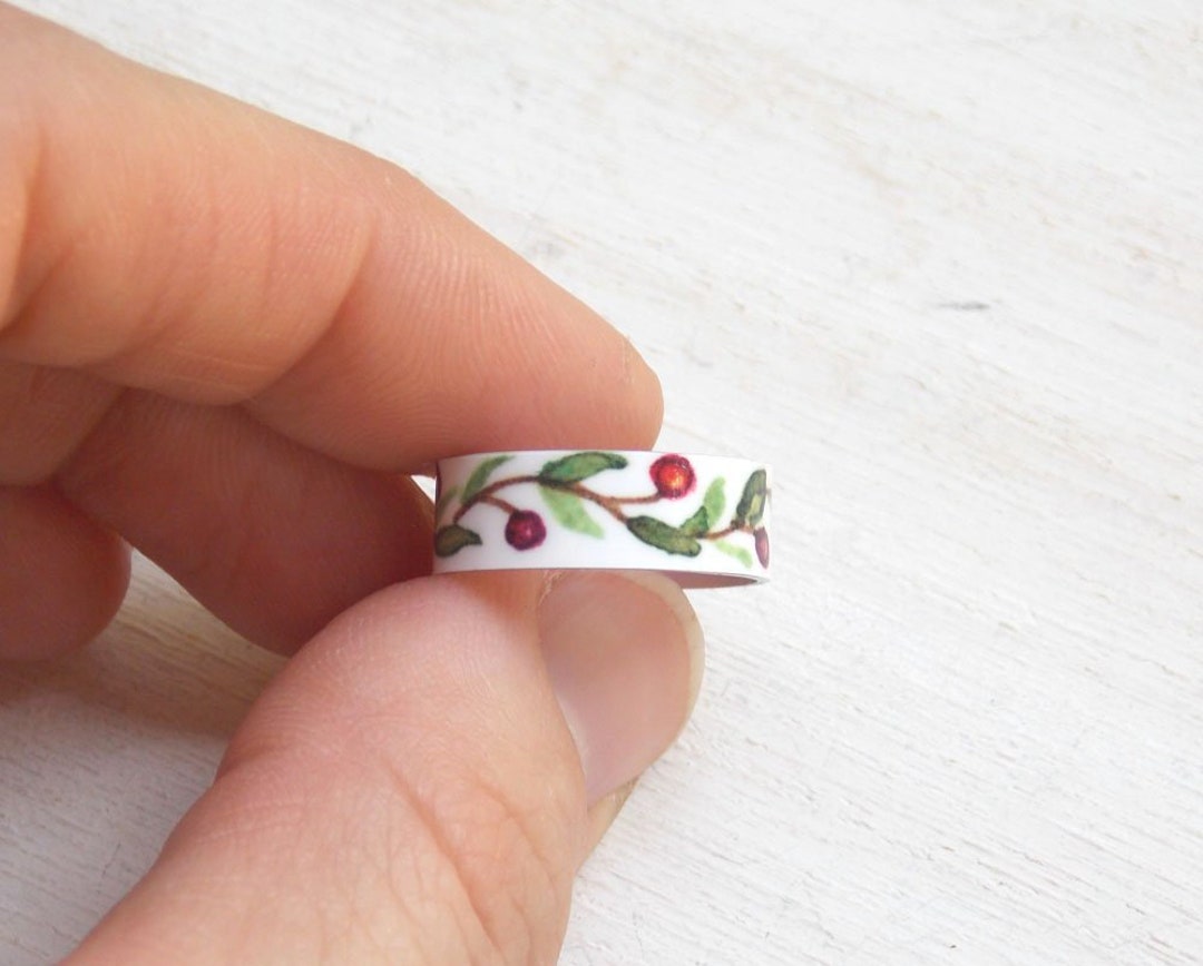 Fall Ring Fall Ring, Leaf Ring, Berry Ring, Vine Ring, Leaf Branch Ring, Nature ...