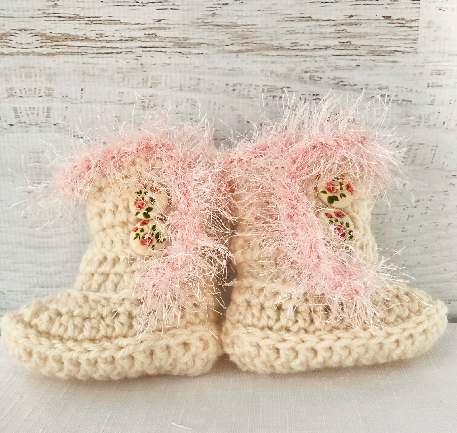 Crochet ugg booties Baby uggs crochet baby shoes crochet Etsy