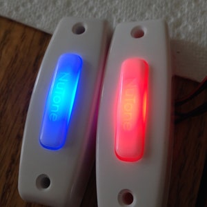 LED DOORBELL BUTTON - White - Blue - Green - Red