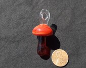 Borosilicate glass mushroom pendant
