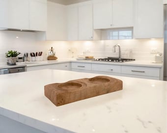 Maple Burl Salt and Pepper Mill Tray