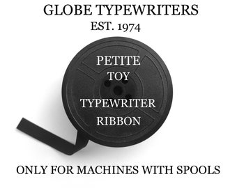 PETITE TYPEWRITER RIBBON….For Machines Which Use Spools “Not Cassettes” (See Photos) No Spools Included Just the Ribbon to Rewind