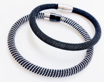 Round mesh 316L black Stainless Steel Chain,  Bracelet For Men, Round mesh bracelet for men,Men Jewelry Steel black Bracelet