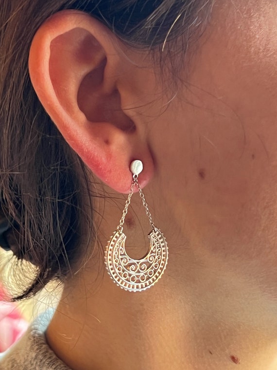 FILIGREE Ethnic Earrings Dangle Earring Dissent Earrings Long