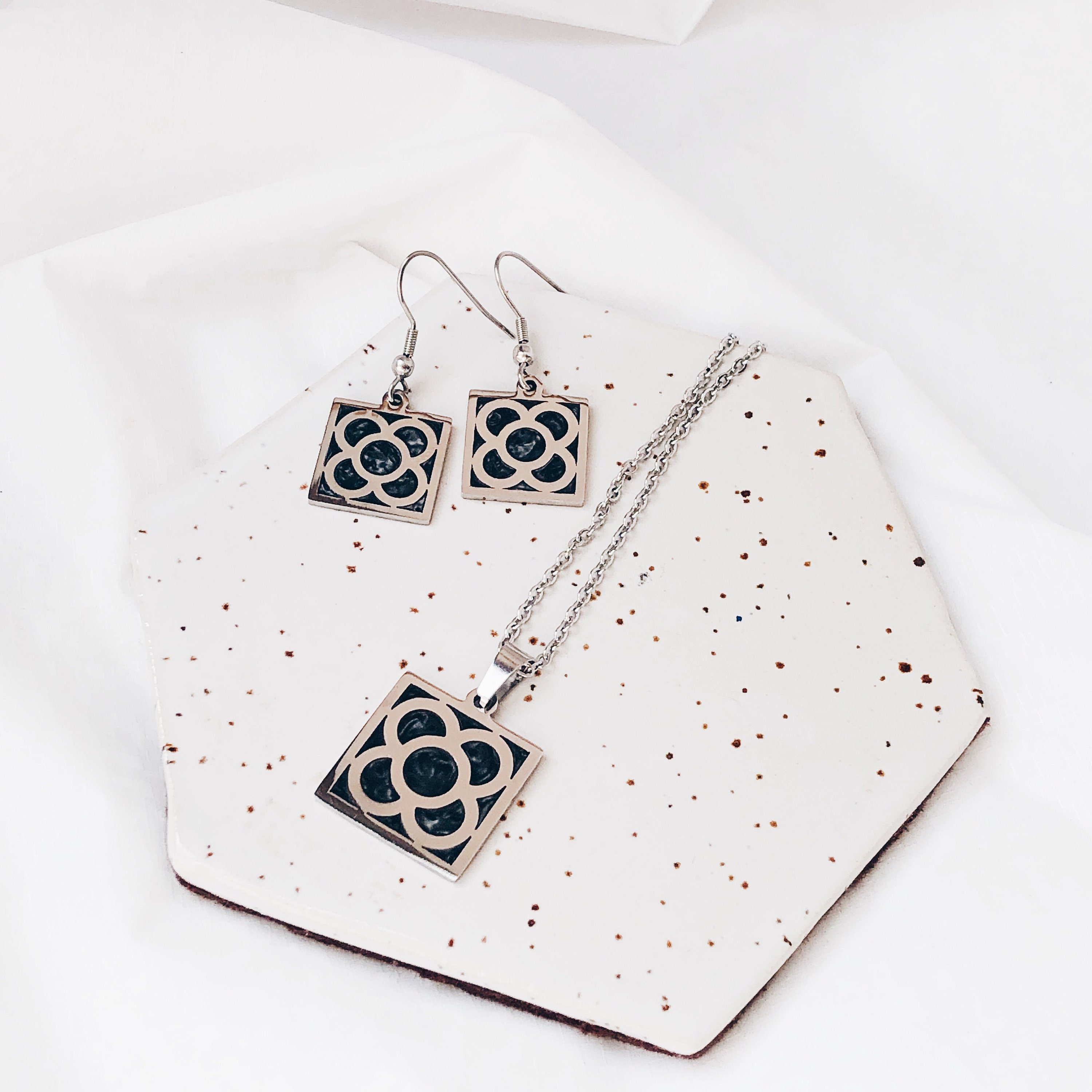 Barcelona flower earrings Barcelona panot earrings Barcelona Etsy