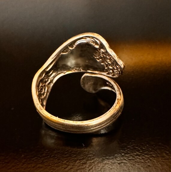 Silver Plated Spoon Ring - image 3